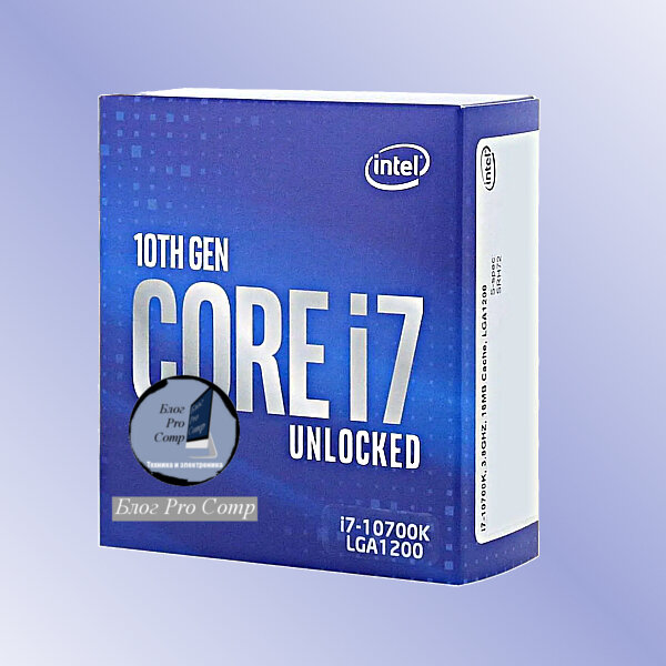 Процессоры #intel Core i7 10 серии (i7-10700K)