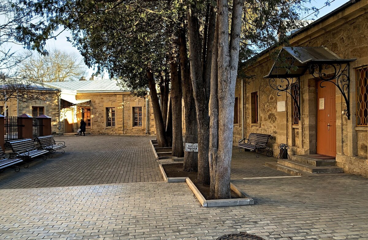 Дворик в музее.