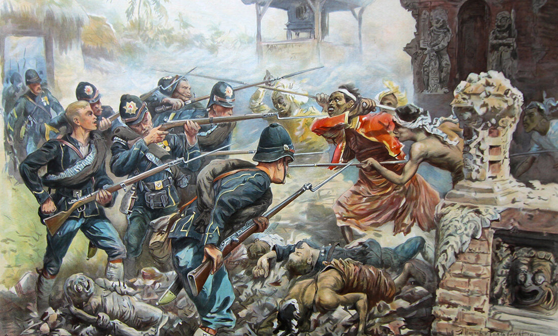 Бой с голландскими войсками