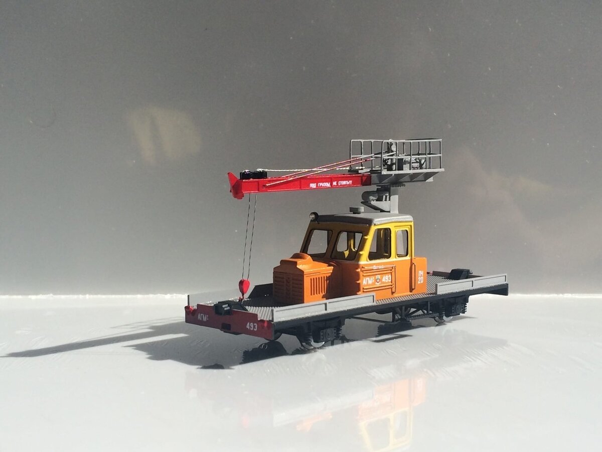 Модель дрезины АГМс