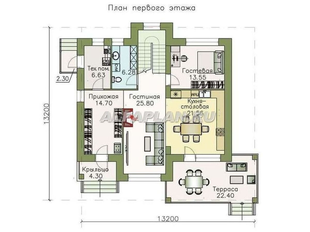 Дом душечка проект альфаплан
