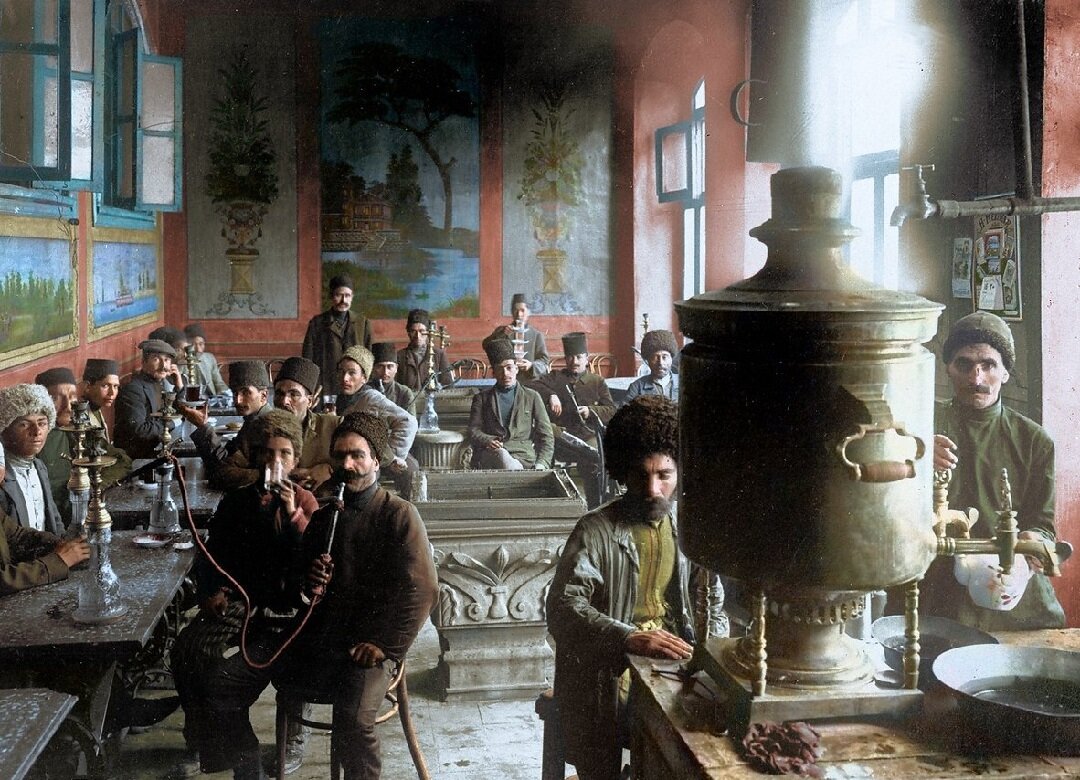 Бакинская чайхана 1912 год