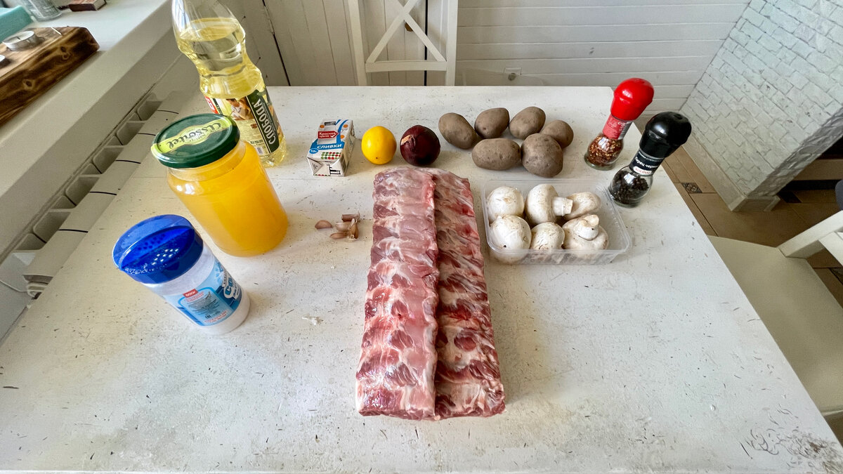 Вот все ингредиенты, которые нам понадобятся для этого рецепта