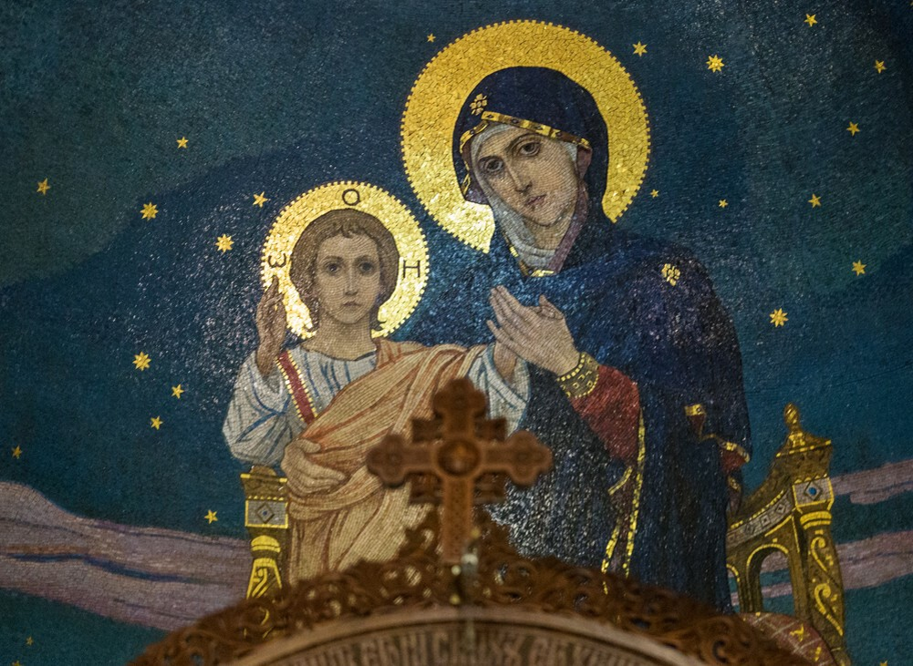 Икона матерь божья сон. Православные иконы. Богородица ночь. Доброй ночи с Богородицей. Богоматерь с ангелами.
