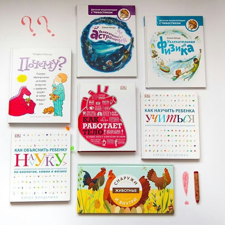 Подборка книг для детей 4-7 лет.