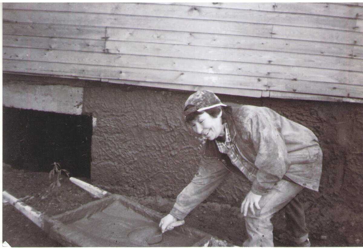 На стройке Галина была звеньевой, отвечала не только за себя