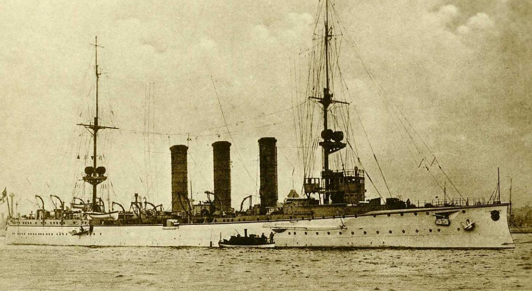 Легкий крейсер «Эмден», самый известный рейдер Первой мировой
