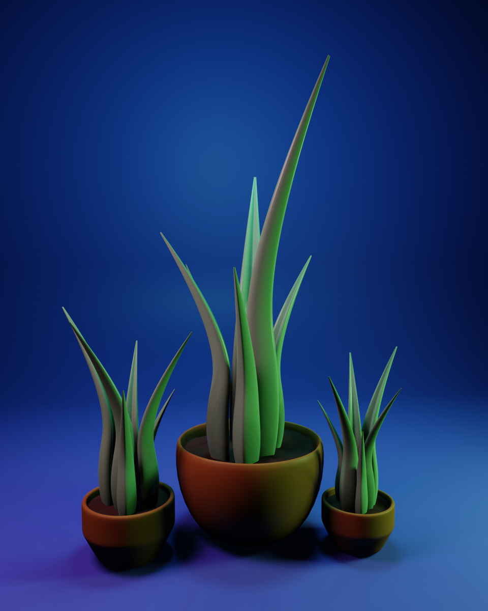 Немного растений