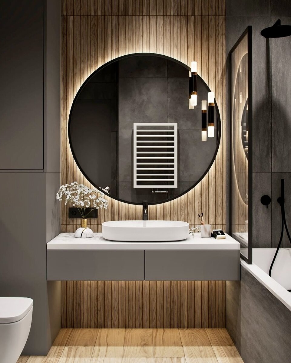 Вставка керамогранит "Шейп Грид" эталон под дерево. Фото: shutterstock.com