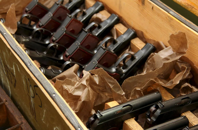 Пистолеты на хранении