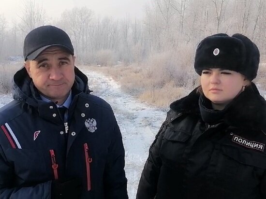     кадр видео из телеграм-канала администрации Ингодинского района Читы