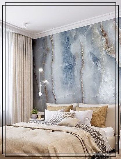 Фотообои с рисунком мрамора.