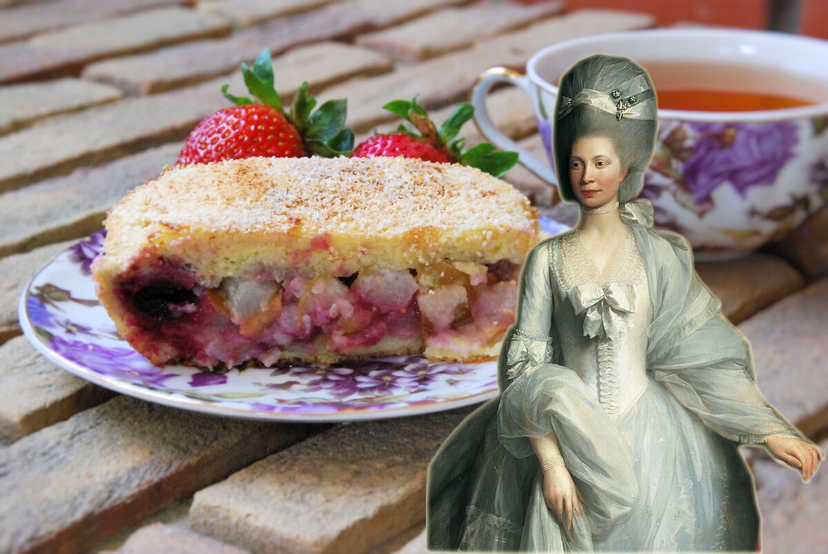 Рецепт Шарлотки и сама Королева Шарлотта Мекленбург-Стрелицкая