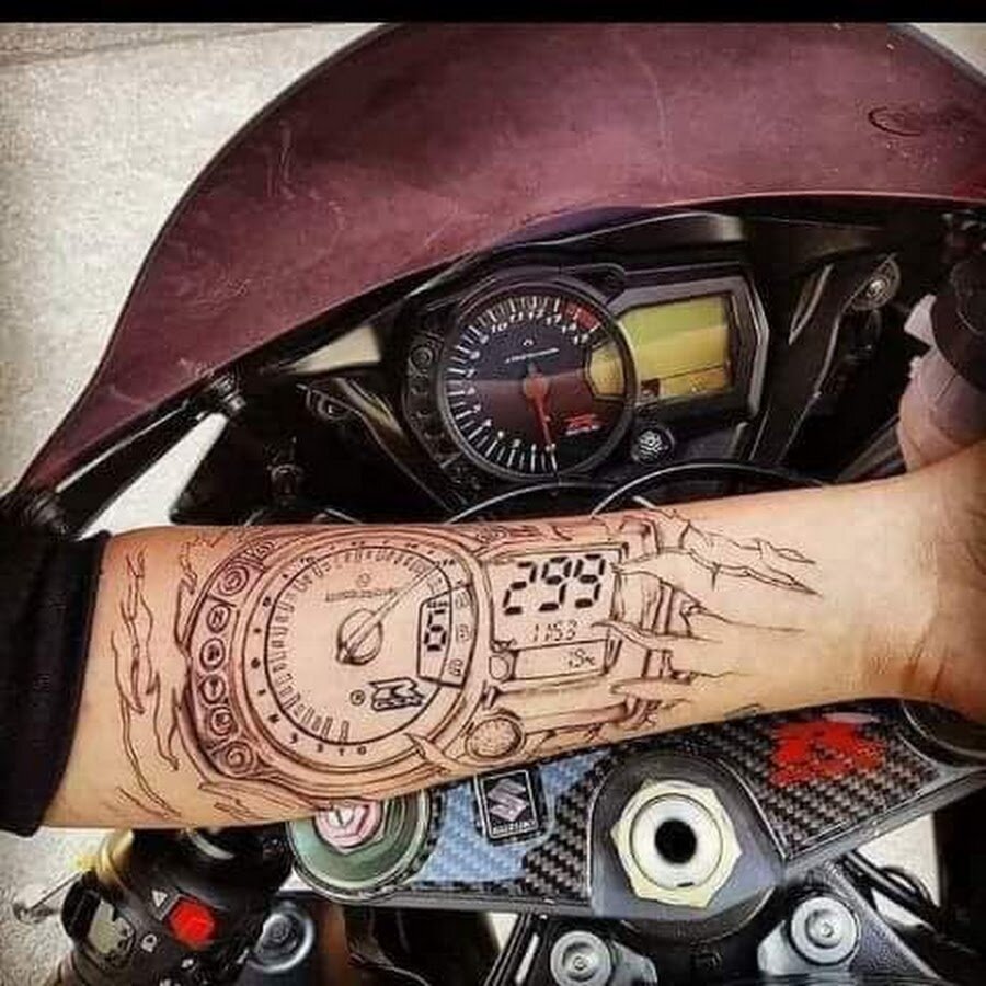 Тату для любителей авто
