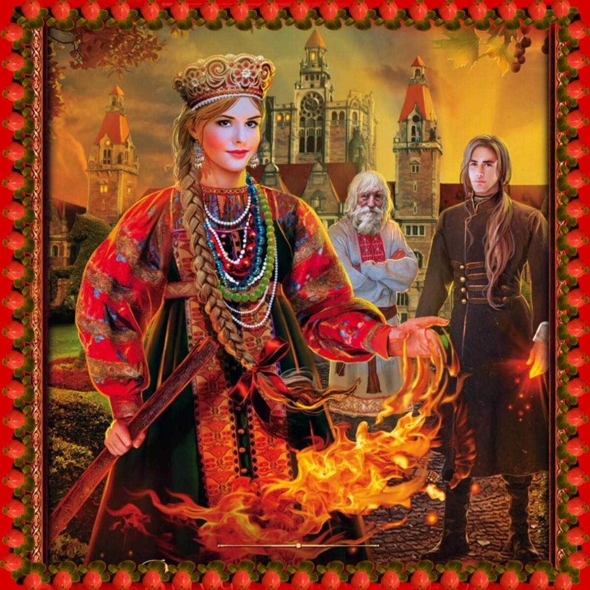 Фэнтези-книга «Внучка берендеева в чародейской академии», часть обложки с ozon.ru