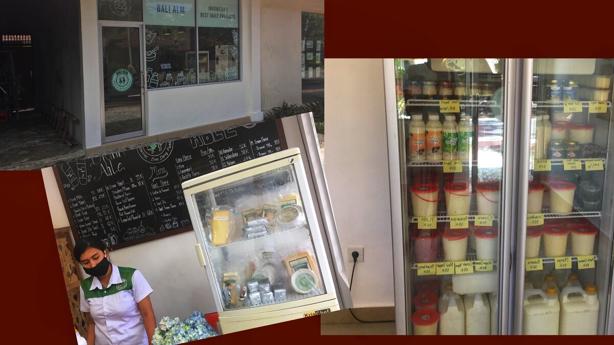 Маленький качественный производитель качественной молочной продукции на Бали