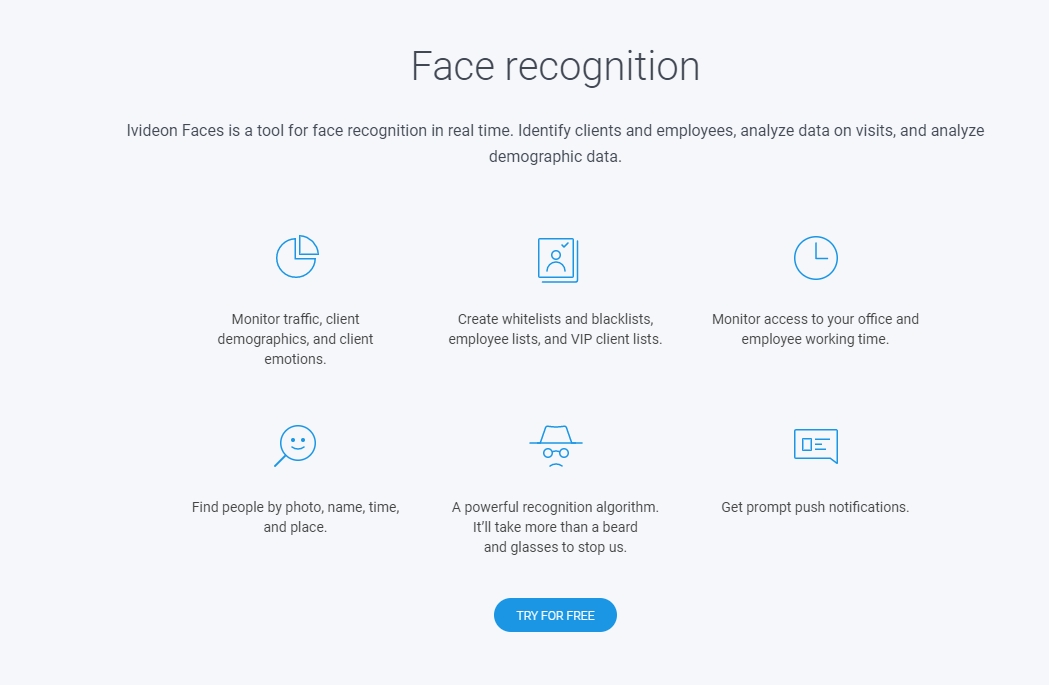 Face recognition tab