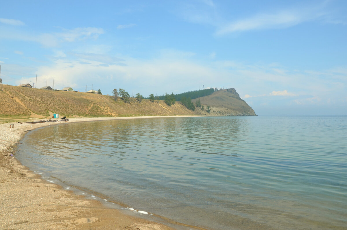 Мыс Лударь. Здесь расположено село Байкальское