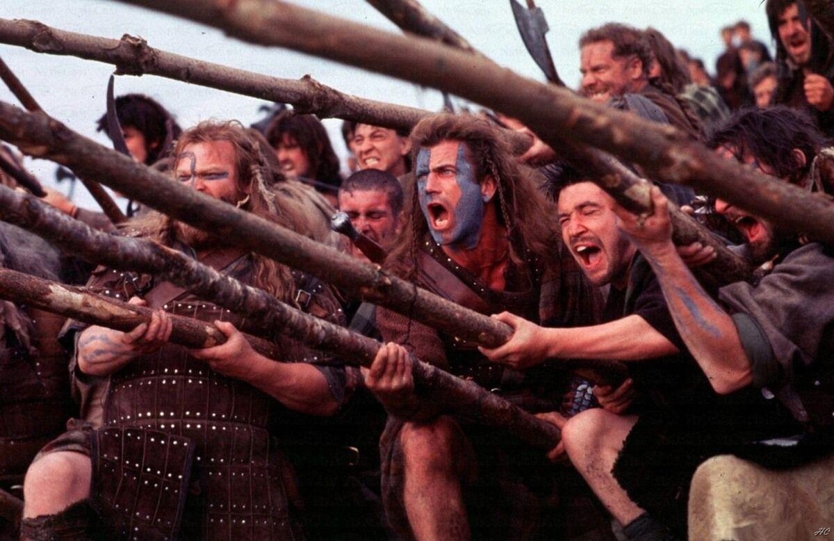 Кадр из фильма "Храброе сердце" / "Braveheart" (1995 г.)