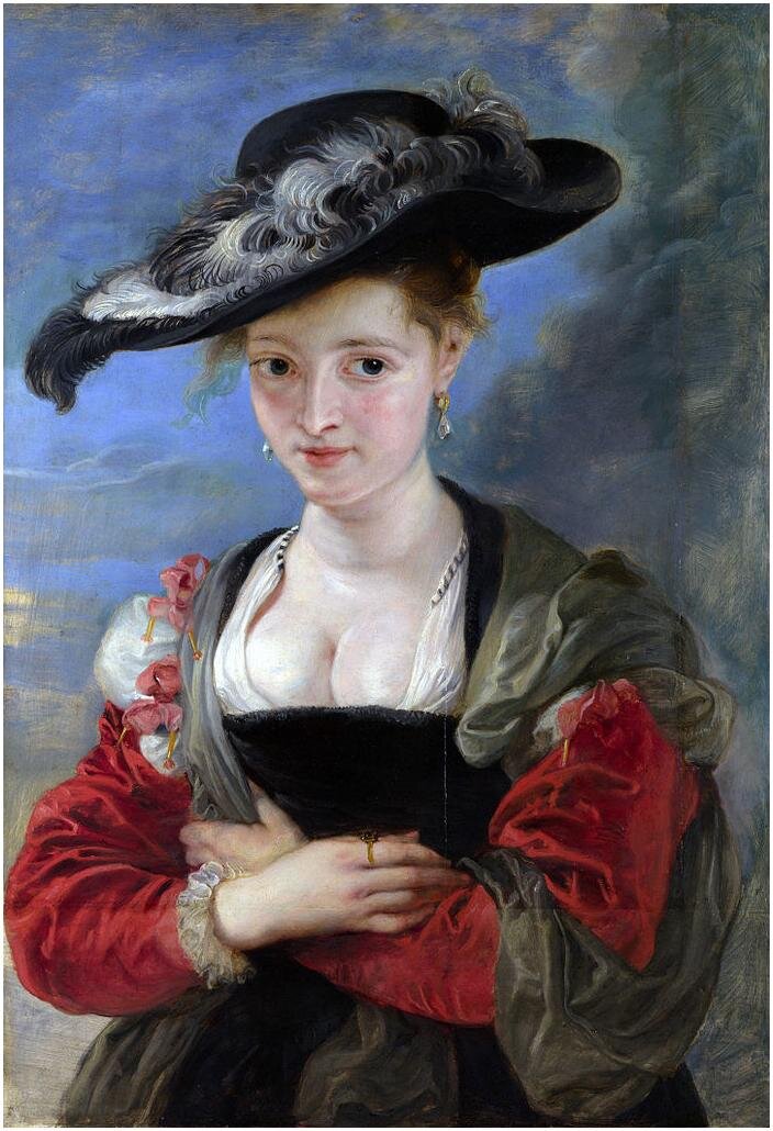 «Дама в соломенной шляпке», 1625