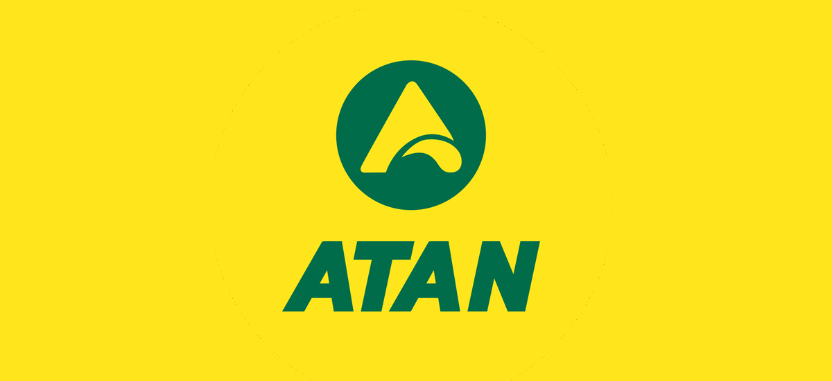 Логотип АЗС "ATAN" 