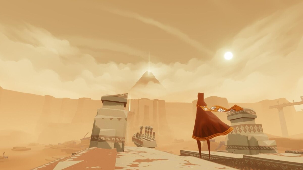 Кадр из игры Journey