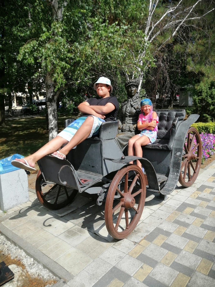 По дороге от автовокзала в порт. 