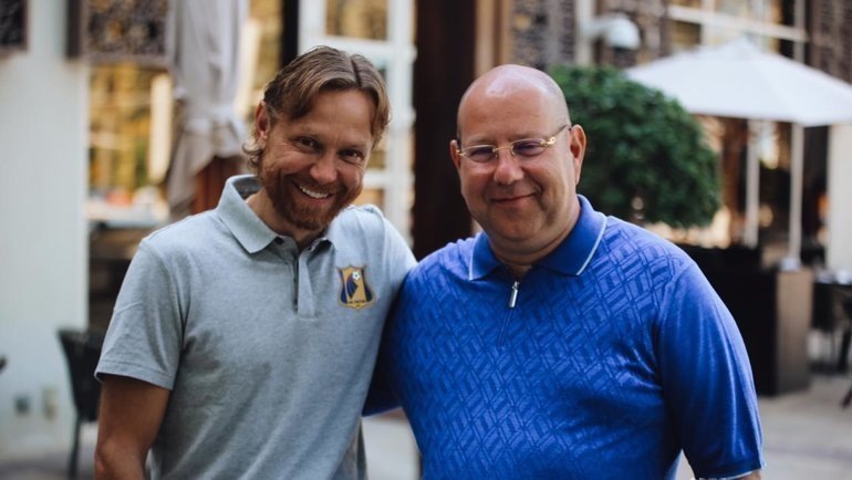 Валерий Карпин и Арташес Арутюнянц