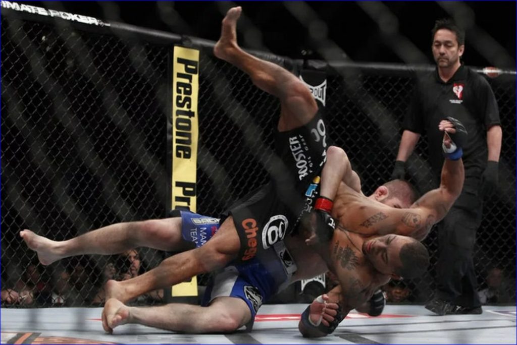 Примерно так и проходил бой Абеля Трухильо и Хабиба Нурмагомедова на UFC 160 25.05.2013 года