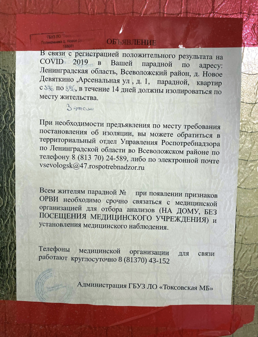 Ленинградская область, дер. Новое Девяткино, май 2020г.