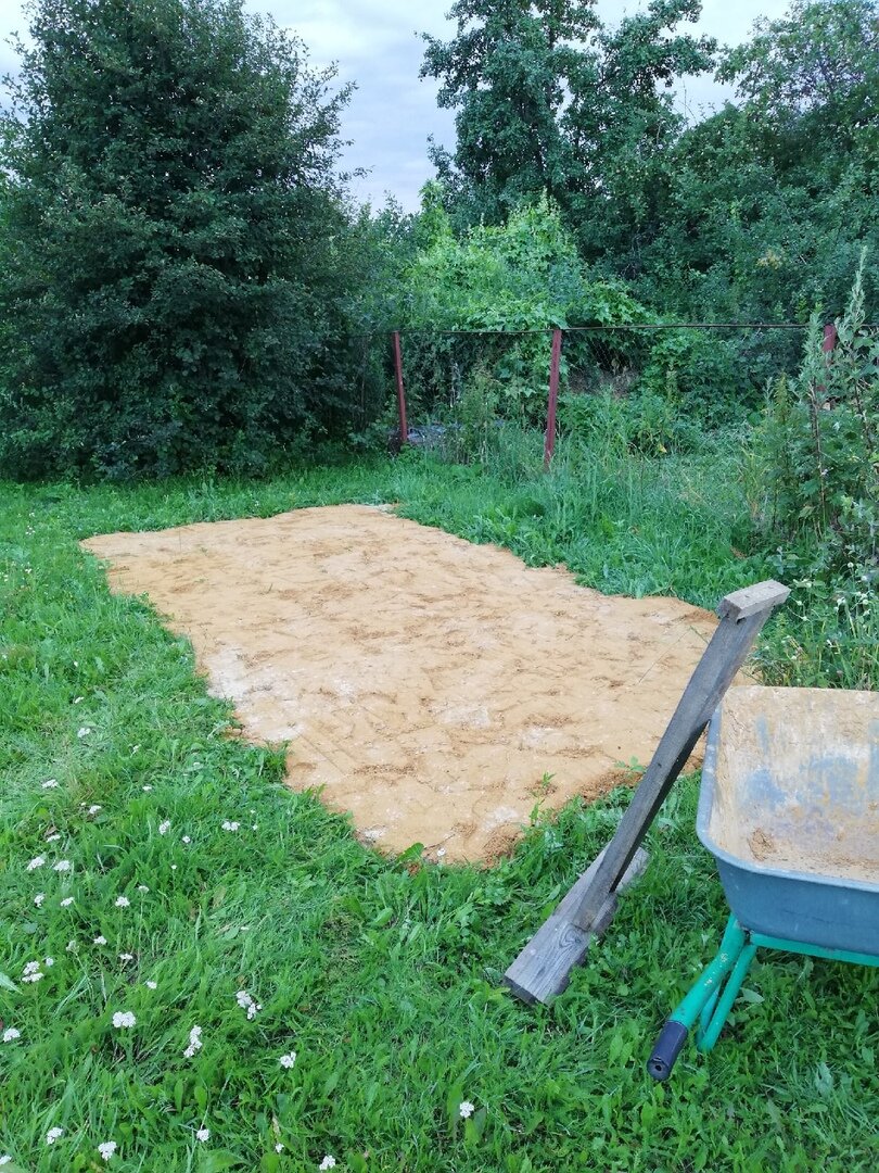 Всеми "любимый"  инструмент для трамбовки.