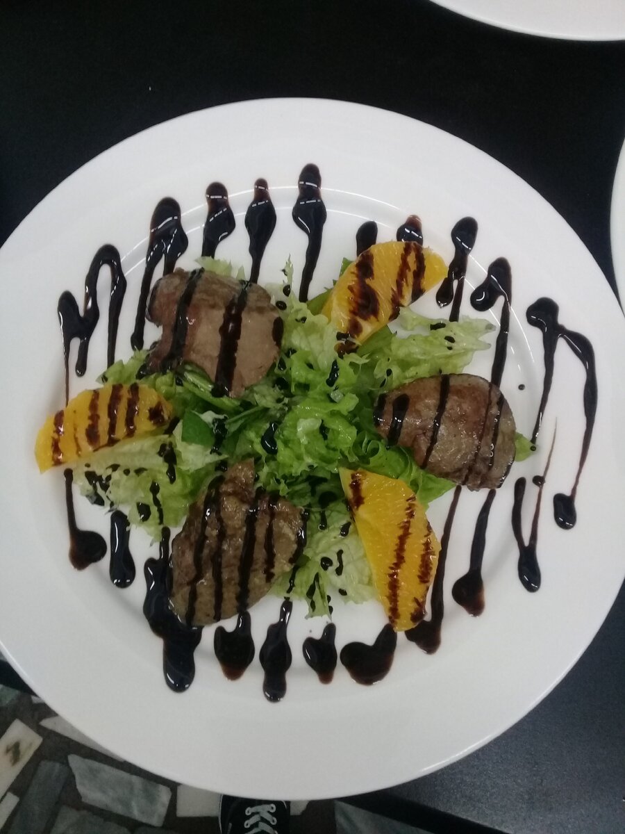 теплый салат