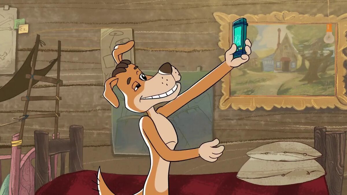 У него даже морда изменилась, самодовольная стала. А раньше ведь Шарик был самым наивным и тщеславием не страдал!