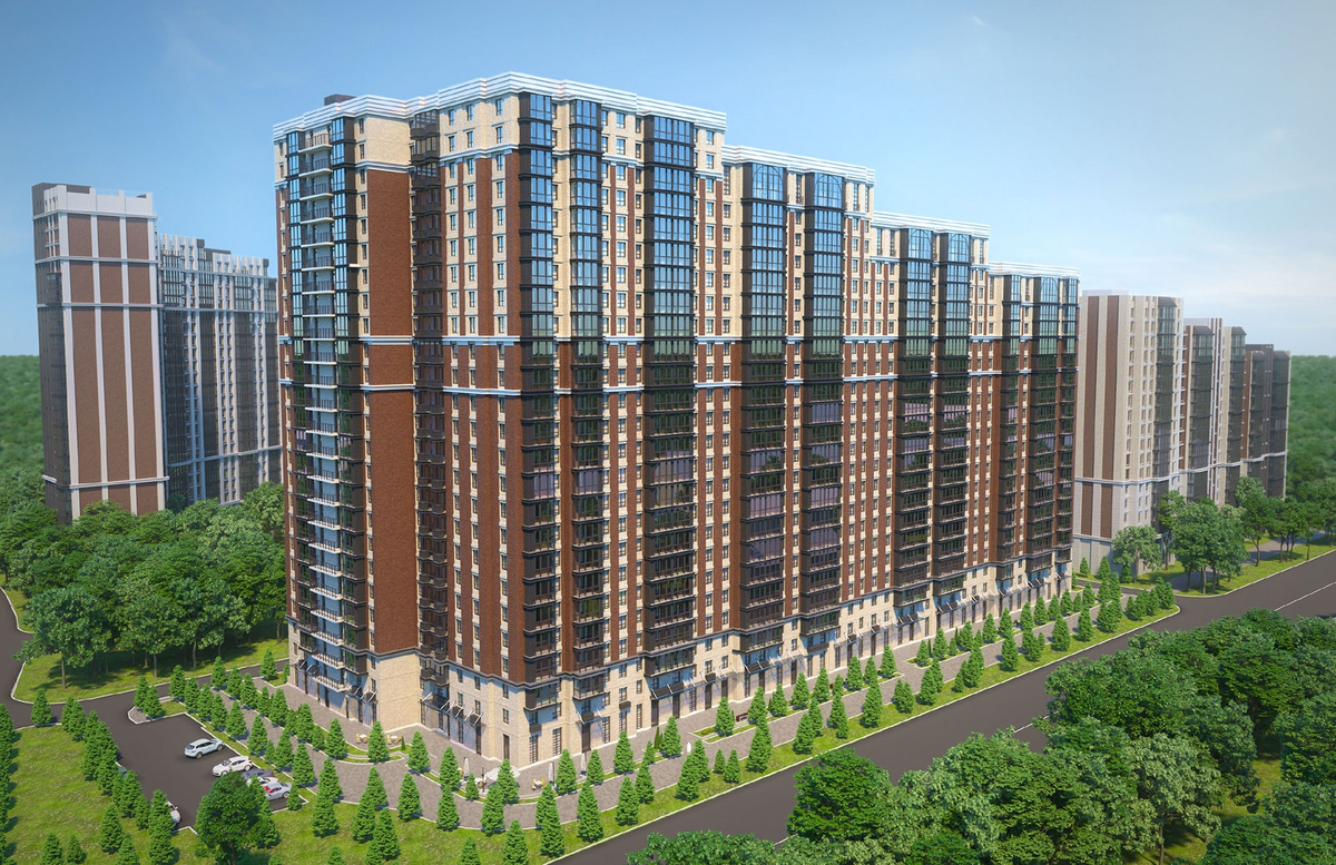 Дом Жилого Комплекса "Союзный", который появится на месте бывших бараков