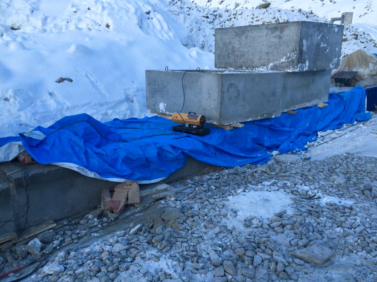 Подготовка тепляка