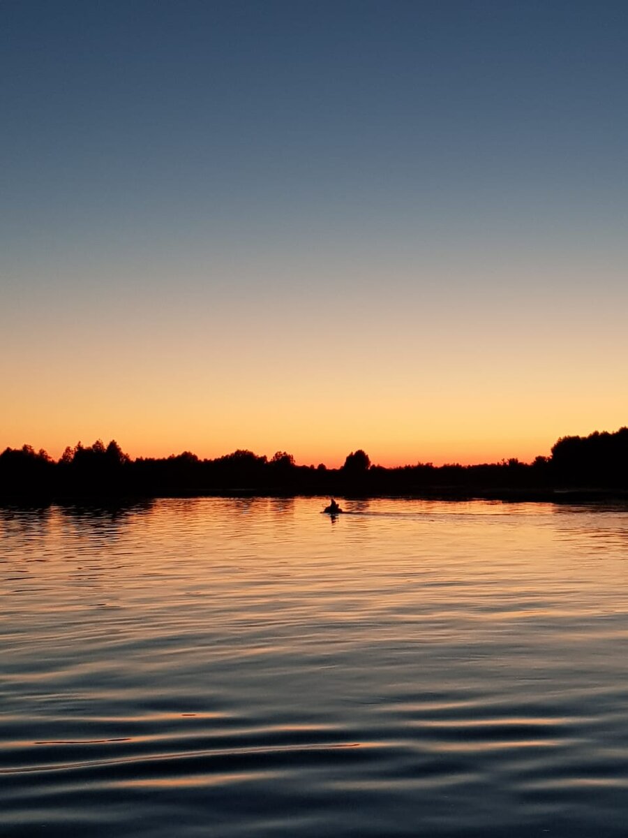 Закат на р.Оке.