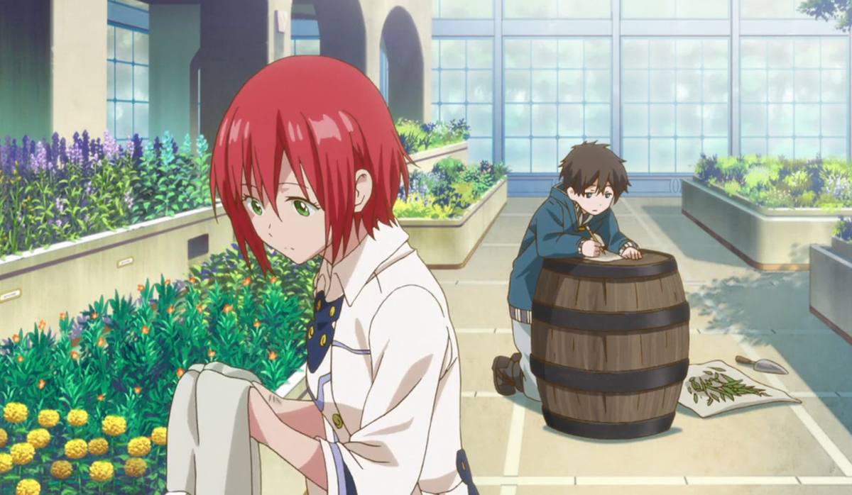 Использованы кадры из аниме "Золотая пора"
