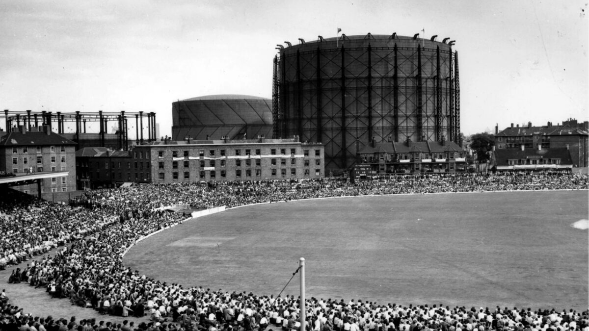 Вот так когда-то выглядел стадион для крикета Kennington Oval