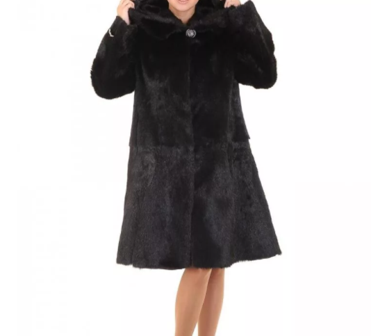 На фото шуба из монгольского сурка (тарбаган).