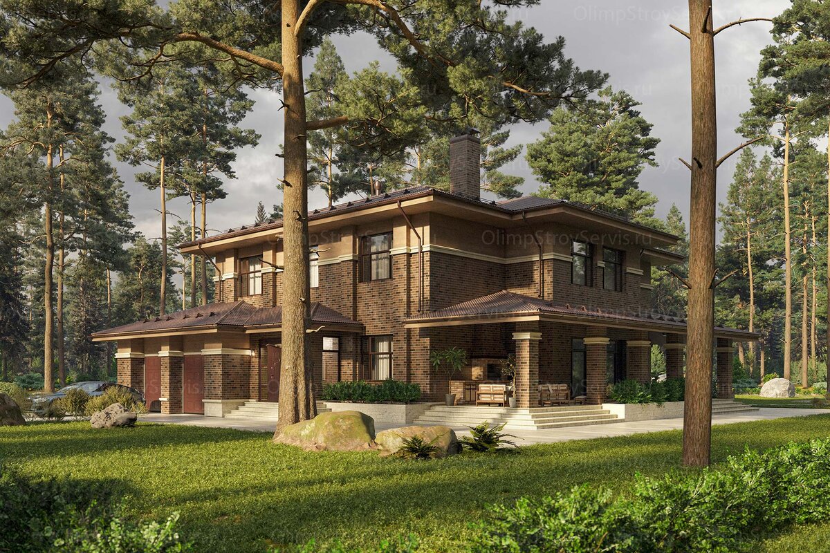 Проект дома «Монреаль» | ОлимпСтройСервис