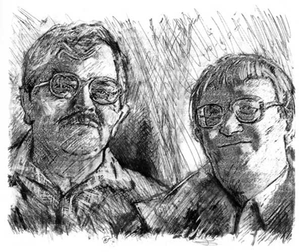 Аркадий и Борис Стругацкие с Яндекс-картинки