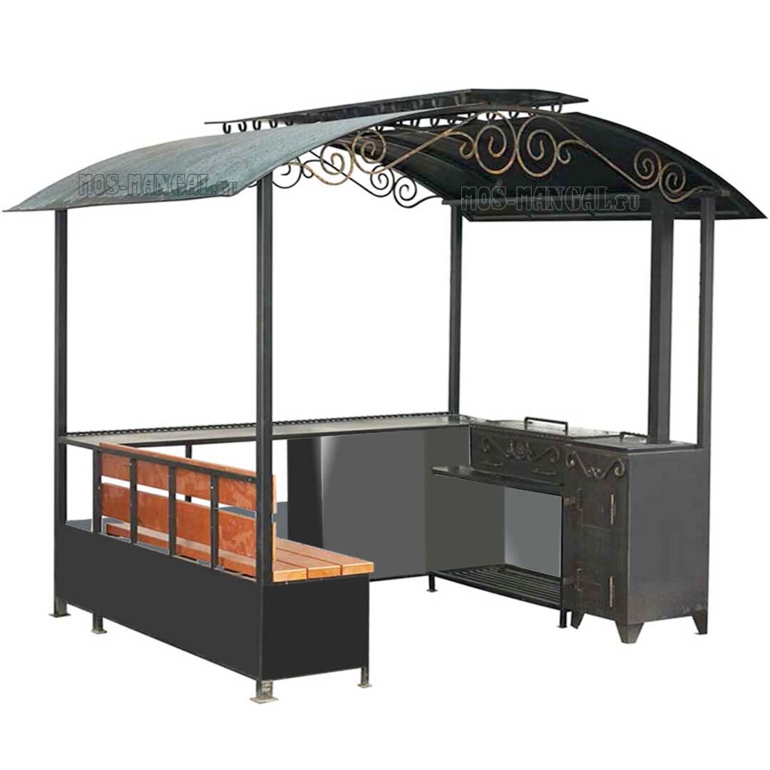 Беседка-мангал СТАЛ-12