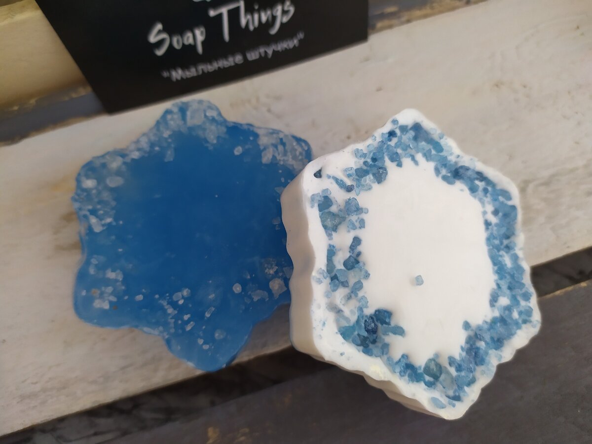 Мыло-скраб "Снежинка"