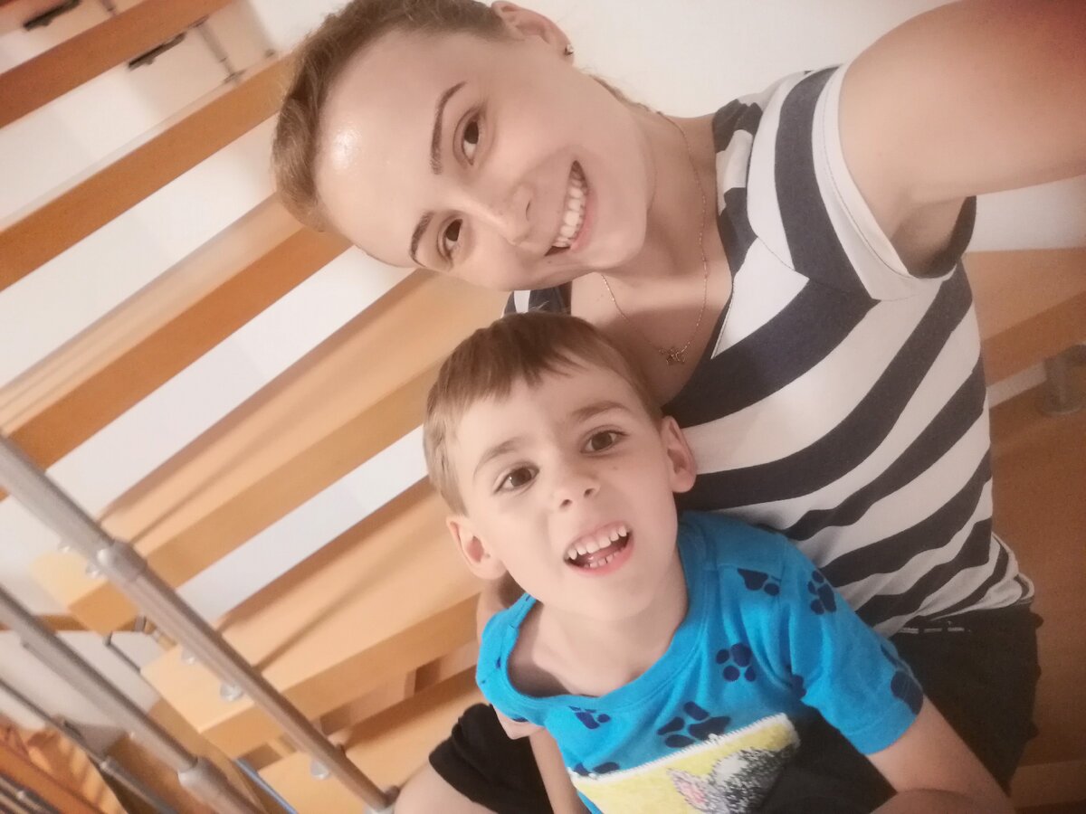 С моим 5-летним немецким хостбратиком 