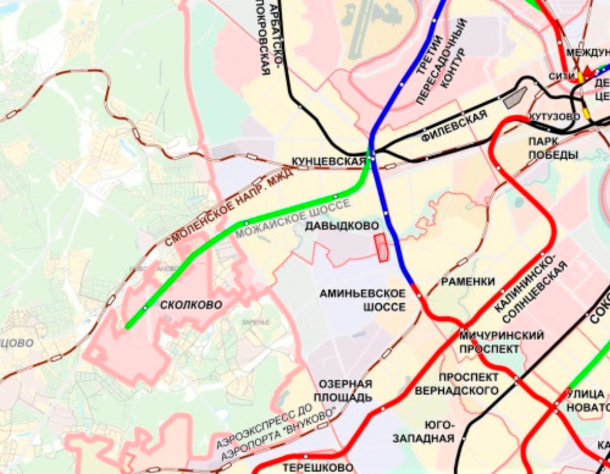 Филёвская линия в Можайский район, Сколково и Одинцово. Разбор официальных  планов. | Владислав Панкратов | Дзен