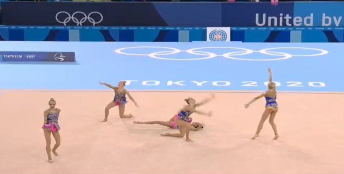 Насколько сложные и четко выполненные упражнения со спортивными снарядами дали обратную реакцию судей при оценки выступления Российских гимнасток.