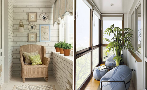 Для оформления лоджии можно использовать практически любые стройматериалы.