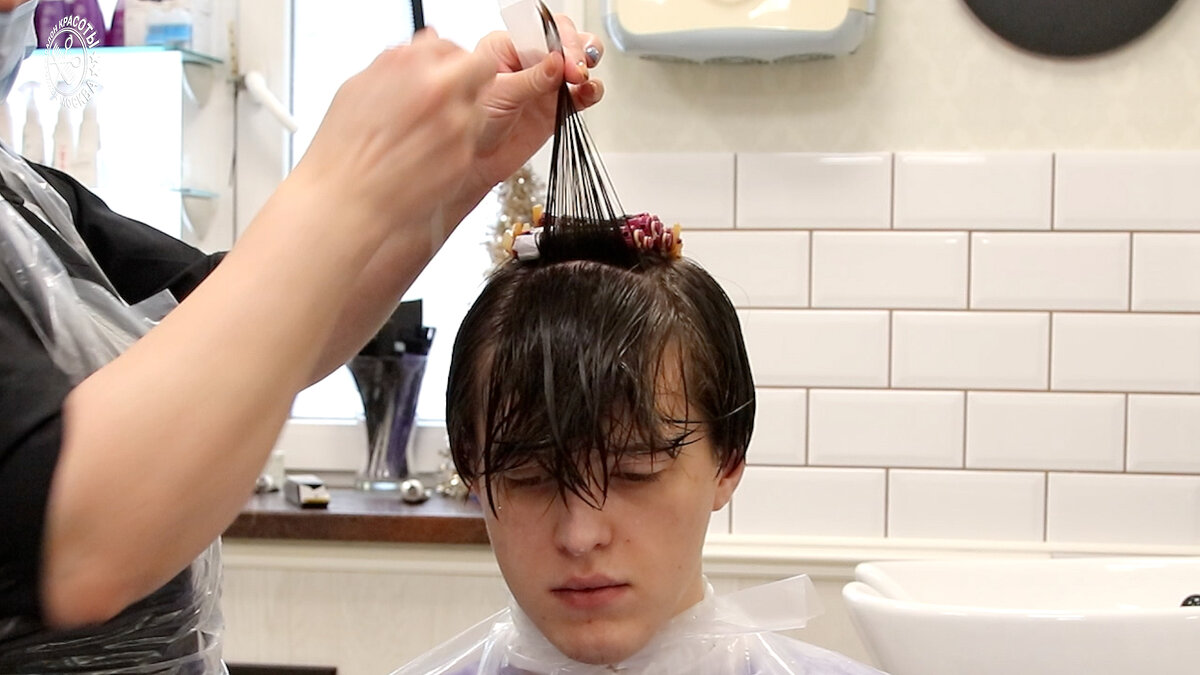 Химическая завивка волосв для парня