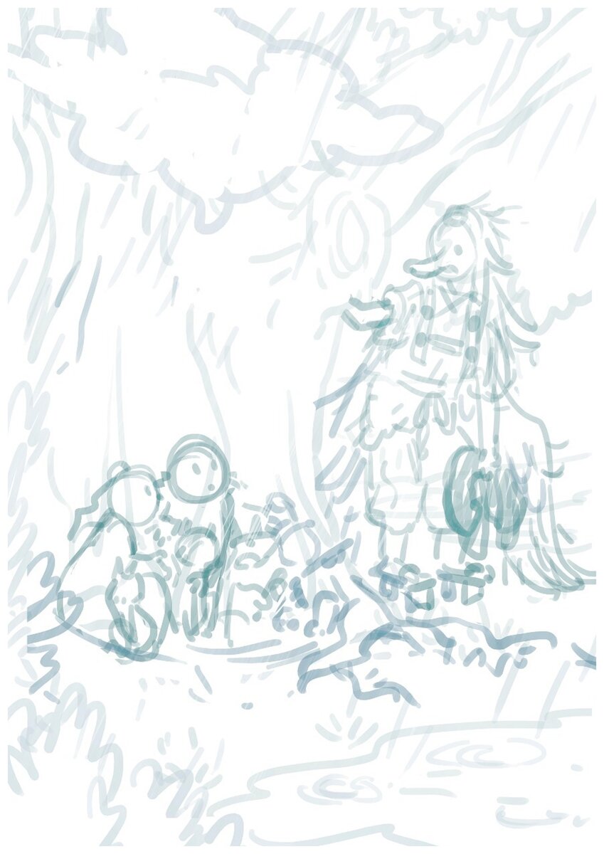 Черновой эскиз