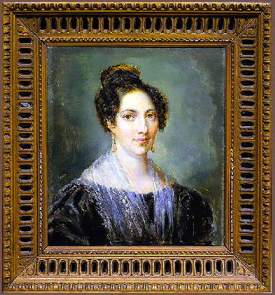 Л.И. Гааг, мать А.И. Герцена, копия сделана Н.А. Герцен. 1864-1865 гг. Фото: museum.ru 